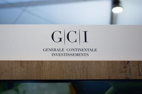 le nom et logo de la societe GCI, Generale Continentale, investissement