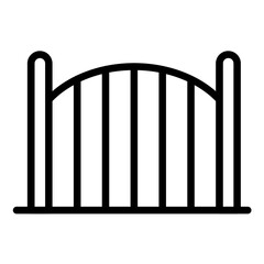 Vector Design Gate Icon Style