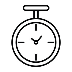 clock icon vector template design flat and simple