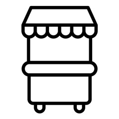 Vector Design Street Market Icon Style