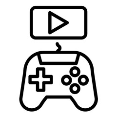 Vector Design Video Games Icon Style