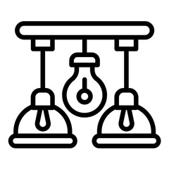 Vector Design Lighting Icon Style
