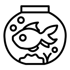 Vector Design Aquarium Supplies Icon Style