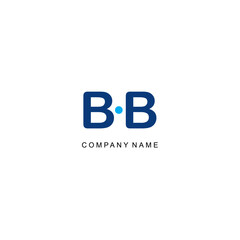 Initial BB logo company luxury premium elegance creativity