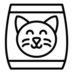 Vector Design Cat Litter Icon Style