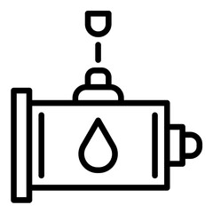 Vector Design Transmission Fluid Icon Style
