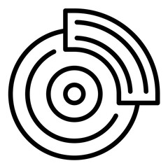Vector Design Brake Line Icon Style