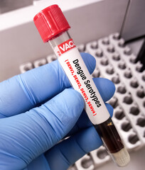 Blood sample for Dengue Serotypes test, DENV1, DENV2, DENV3, DENV4