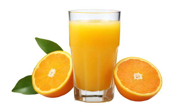 Realistic orange juice
