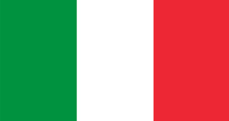 Italian flag - obrazy, fototapety, plakaty