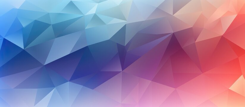 Low poly geometric design with gradient for business branding.