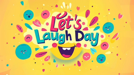 Let's Laugh Day Celebration with Smiling Cloud