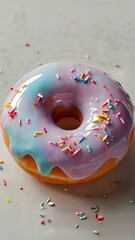 donut with sprinkles AI image