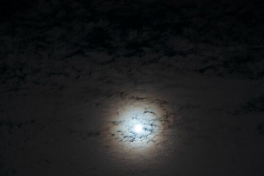 Himalayan Full Moon: Scattered Clouds Timelapse at Budh Purnima