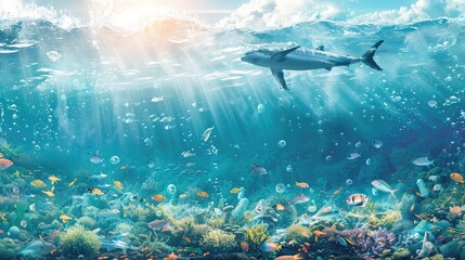 Fototapeta premium Greeting Card and Banner Design for Social Media or Educational Purpose of National Recycling Day Background