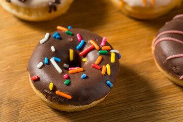 Obraz na płótnie Canvas Homemade Small Mini Donuts