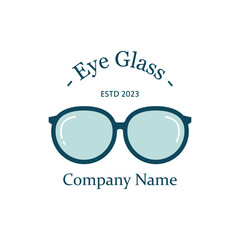 Vector Illustration Glasses Logo Template
