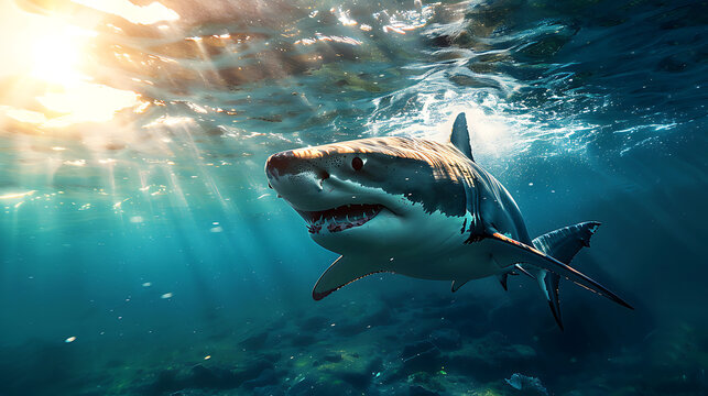 Picture of Shark in the sea