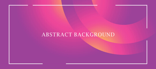 Abstract Purple yellow background with circular shapes