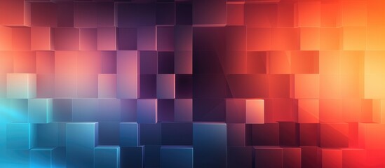 Rectangular geometric background with gradient colors for business design.