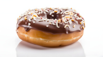 donut on white background