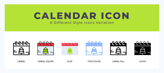 Calendar icon vector illustration. trendy styles