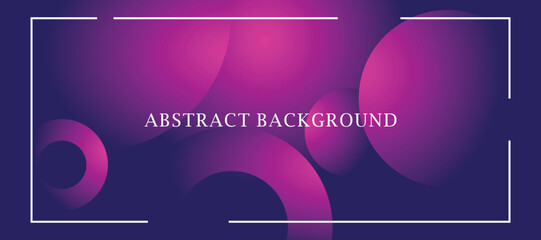 Abstract Purple background with circular shapes