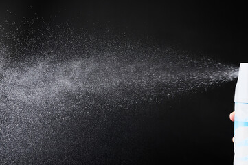 Spray fumes from deodorant