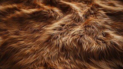 Fototapeta premium bear fur in a hyperrealistic manner, showcasing its soft and fuzzy qualities in an evenly lit composition, perfect for creating a seamless pattern that exudes opulence. SEAMLESS PATTERN