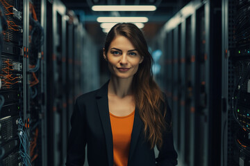 Business people programmers meeting conference against hackers criminals Generative AI