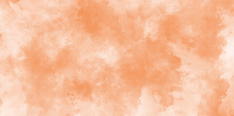 abstract watercolor painting textured on white paper background,Soft orange watercolor background.Background with selective focus and copy space,v,