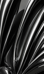 Liquid Glossy Splash: Vertical Twist Dynamics
