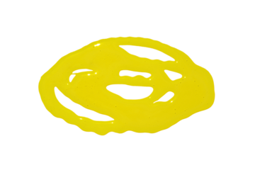 dishwashing liquid soap spilled on a transparent background. png file, flat lay, top view