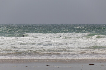 beach in the morning