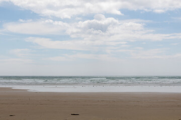 beach in the morning