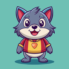 Cute Cartoon Mascot Illustration Style