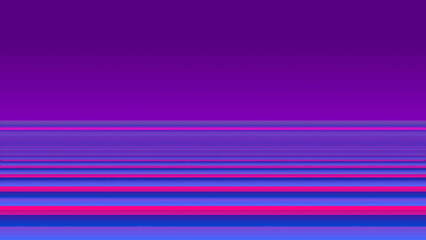 Abstract neon purple horizontal background with blue and pink lines