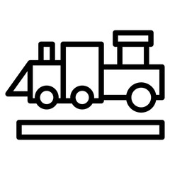 training line icon
