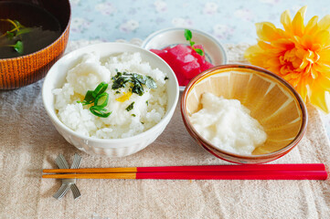 とろろかけご飯