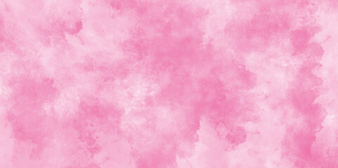 abstract fringe and bleed paint drips and drops pink watercolor background texture, pink watercolor background hand-drawn with cloudy strokes of brushes.	 - obrazy, fototapety, plakaty