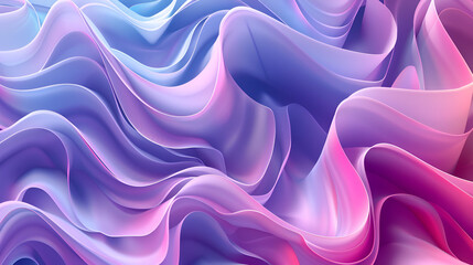 abstract background of flowing fabric in red, blue and pink colors, Abstract vibrant background with fluid waves in pink and blue shades
