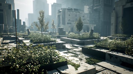 Futuristic Flora: A Captivating Avant-garde Rooftop Garden with Geometric Elements.




 - Powered by Adobe