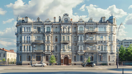 Fototapeta premium Elegant Historical Building Facade