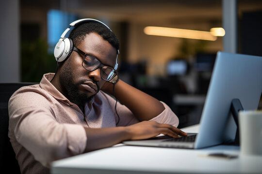 Hard working person in modern interior office programming writing web java script code AI technology generation
