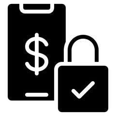Secure Mobile Payment Icon