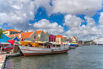 Obraz premium Views around Curacao and the Capital Willemtad