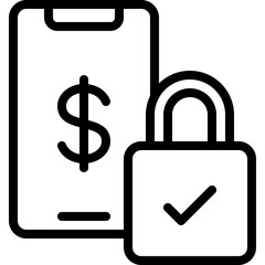 Secure Mobile Payment Icon