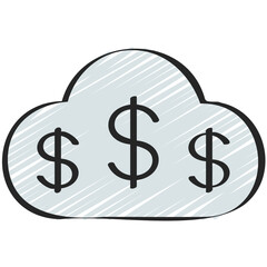 Money Cloud Icon