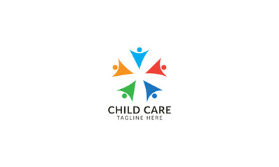 Adorable logo symbolizing warmth and safety, with a charming depiction of children.