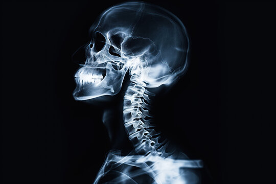 x-ray of a person, medicine concept background